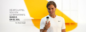 Rafa Nadal con Heliocare